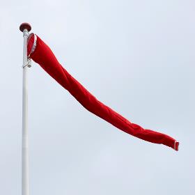 Vindpose ensfarvet - Ensfarvet vindpose i kraftig kvalitet

